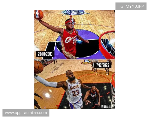 詹姆斯快攻暴扣完成，湖人主场沸腾